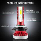 LED High Beam Headlight Bulb Set for Hyundai (2010-2016)