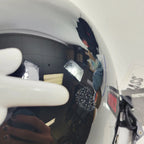 Half Helmet for Biker Trooper (Gloss Black, Size XS)