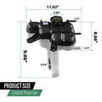 Coolant Reservoir with Cap for Dodge Durango, Jeep Grand Cherokee (2016–2022)