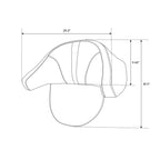 Trunk Backrest Pad for Harley Touring Electra Glide (1997–2013)