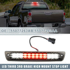 High Mount Stop Light 55077263AB for Dodge  Chrome Smoked Lens