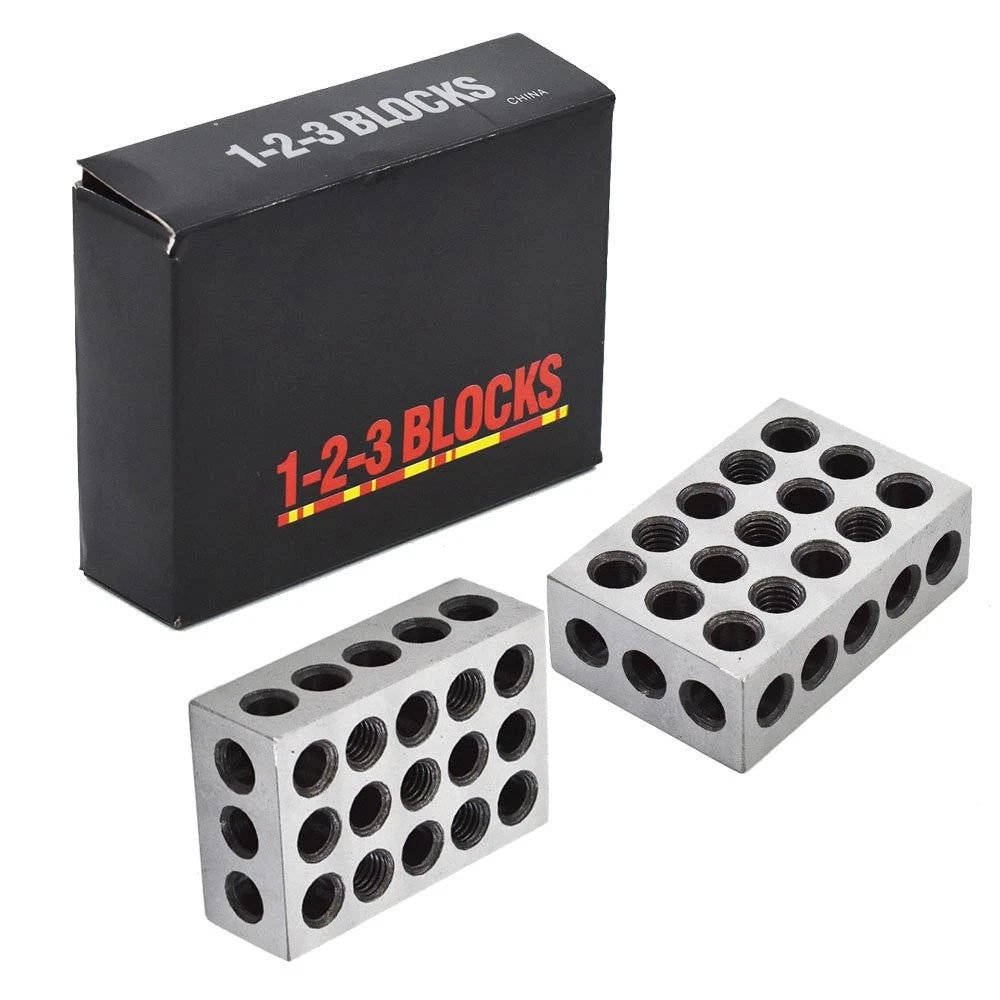 Matched Pair 1-2-3 Blocks for Machinist Jig (Ultra Precision)