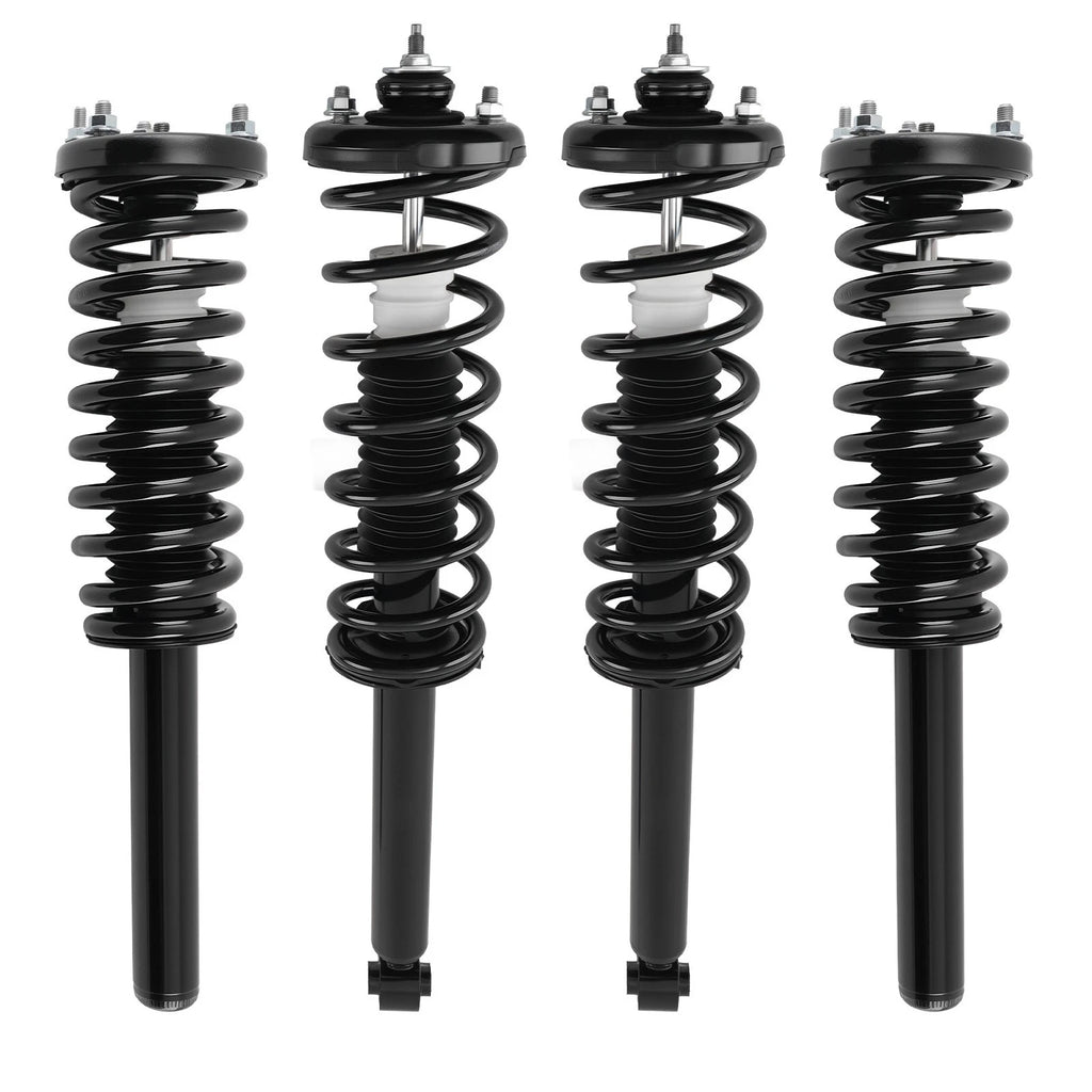 Set of 2 Front & Rear Struts w/ Coil Spring Assembly for Honda Accord (2003–2007) 172123R