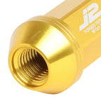 20Pcs J2 7075 Forged Aluminum M12x1.5 Knurled Top Lug Nut Kit for