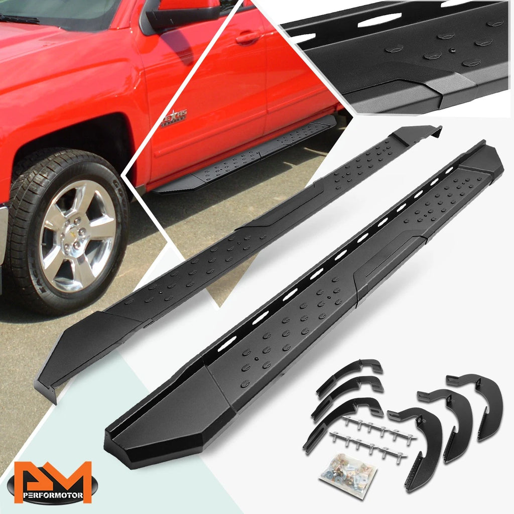 Set of 2 Side Step Nerf Bars for Silverado/Sierra Crew Cab (2007–2020)