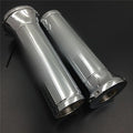 Chrome Hand Grips for Kawasaki EX ZR ZRX ZX ZXR ZZR Ninja (7/8" 22mm)
