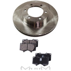 Brake Disc Rotors and Pads Kit for Toyota 4Runner Tacoma FJ Cruiser (2007–2014)