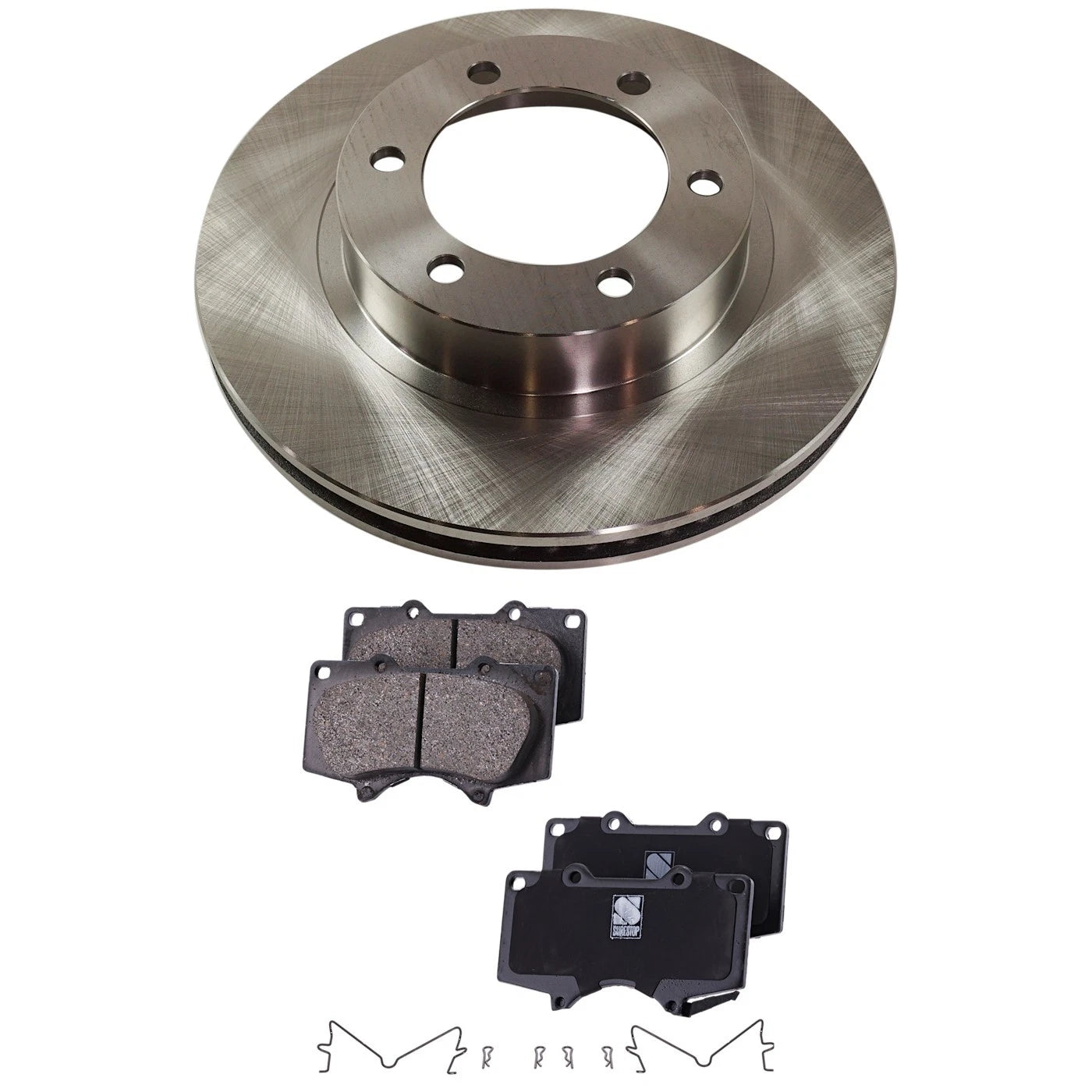 Brake Disc Rotors and Pads Kit for Toyota 4Runner Tacoma FJ Cruiser (2007–2014)