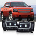 Dual LED Projector Headlights for Avalanche Tahoe Suburban (2007–2014)