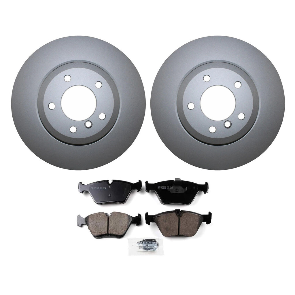 Front Brake Kit 325mm Rotors & Akebono Pads for BMW E46 E85 (2000–2006)