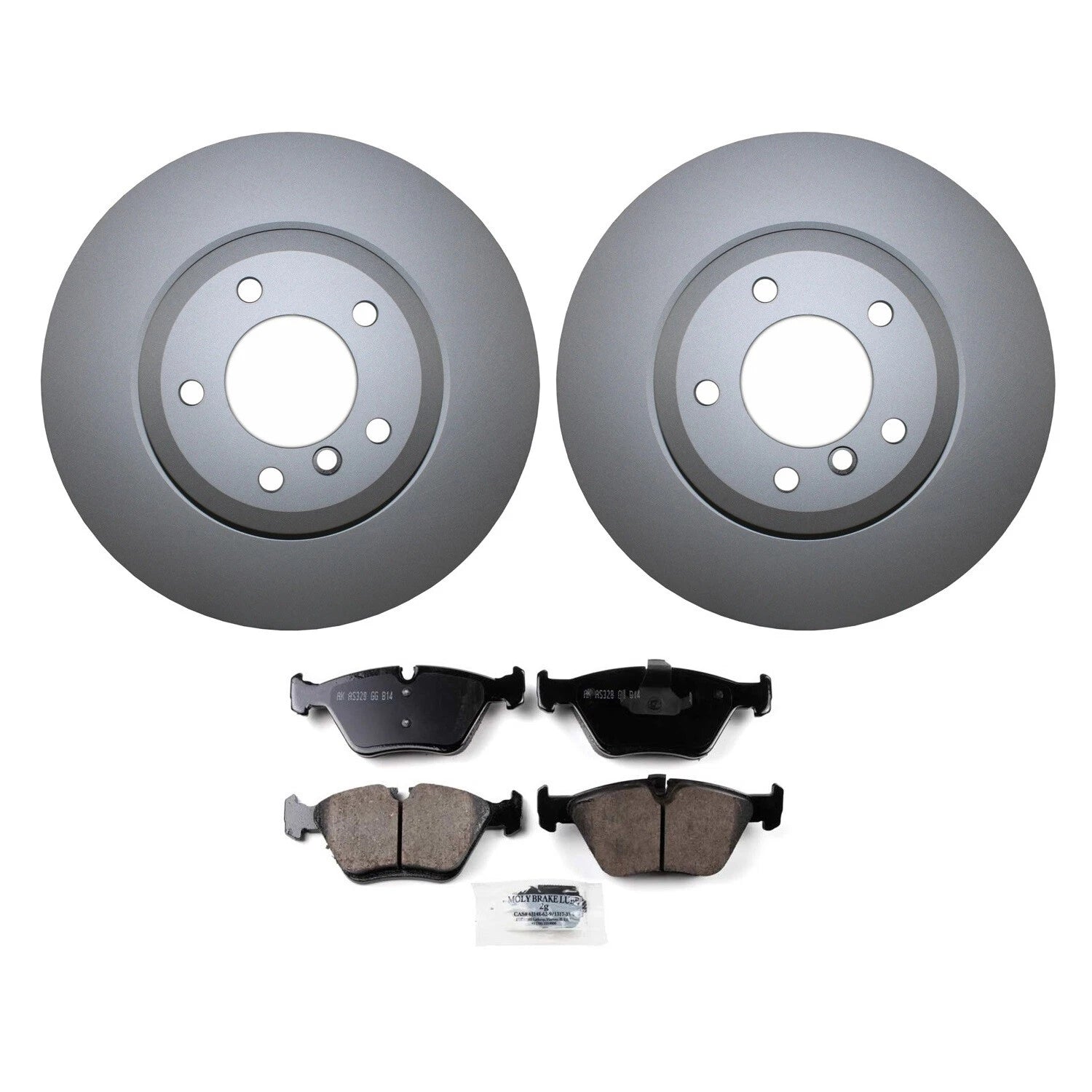 Front Brake Kit 325mm Rotors & Akebono Pads for BMW E46 E85 (2000–2006)