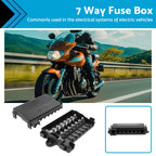 7 Way Multi Midi Fuse Block Box Holder for Car Auto Battery (12V–32V)