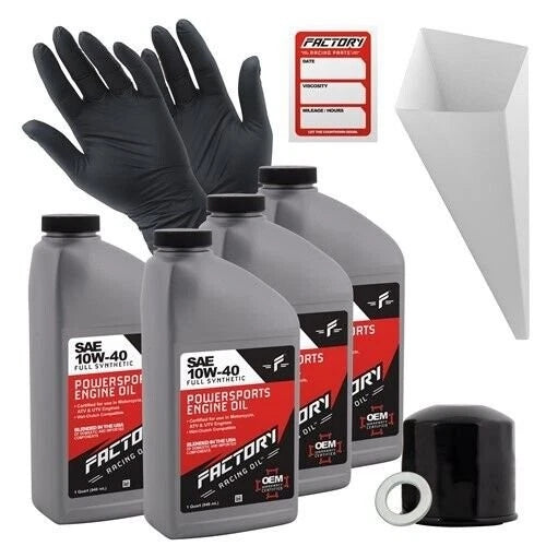 10W-40 Oil Change Kit for Honda VF700C/F/S VF750C/F/S (1983–1986)