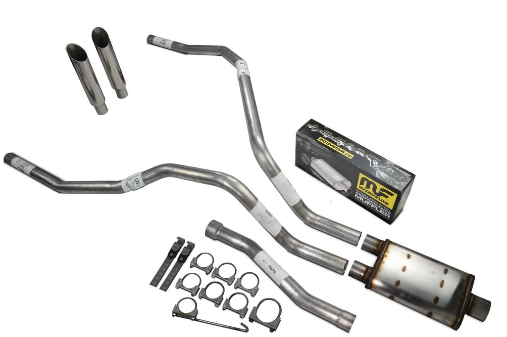 Dual Exhaust Tips for Nissan Titan (2004–2006) 2.5 Inch Magnaflow XL Slash