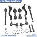 10pc Suspension Tie Rods Sway Bar Ends for Nissan Armada Titan (2005–2014)