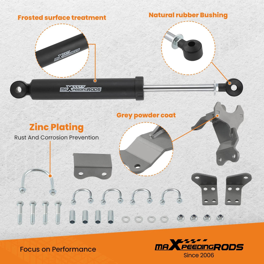 Steering Stabilizer Kit for Jeep Gladiator JT & Wrangler JL (2020–2022)