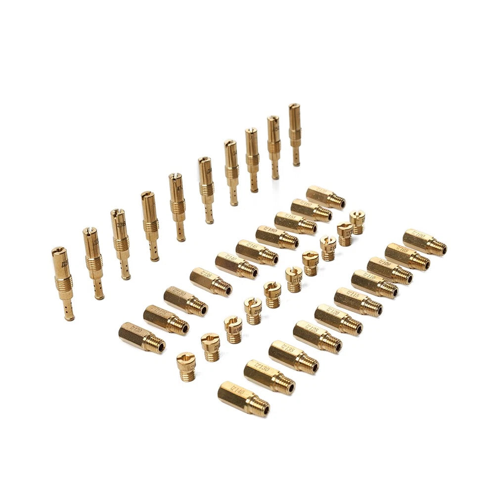 30Pcs Carburetor Main Jet & 10Pcs Pilot Jet Kit for PWM PWK Carb
