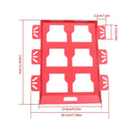 Set of 2 Tool Box Mounting Plates for Tool Storage (50 lbs Capacity)