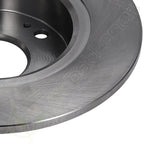 Set of 4 Solid Brake Rotors for Acura TSX (2004–2008) & Honda Accord (2003–2007)