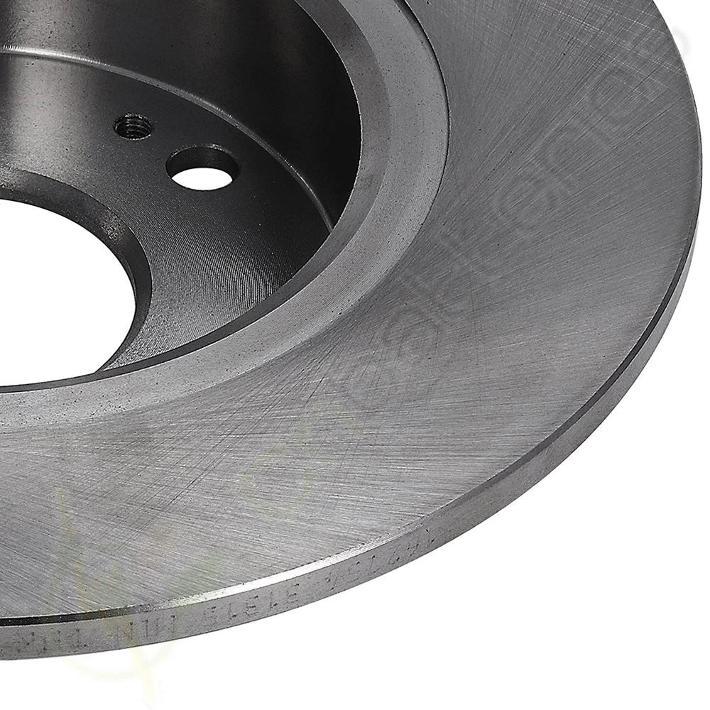 Set of 4 Solid Brake Rotors for Acura TSX (2004–2008) & Honda Accord (2003–2007)