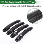 Car Door Handle Cover Trim for Suzuki Swift Vitara S-CROSS (Carbon Fiber)