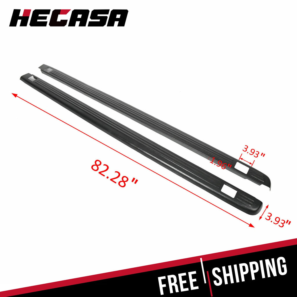Truck Bed Rail Caps Cover W/Holes for Chevy Silverado Sierra (1999–2007)