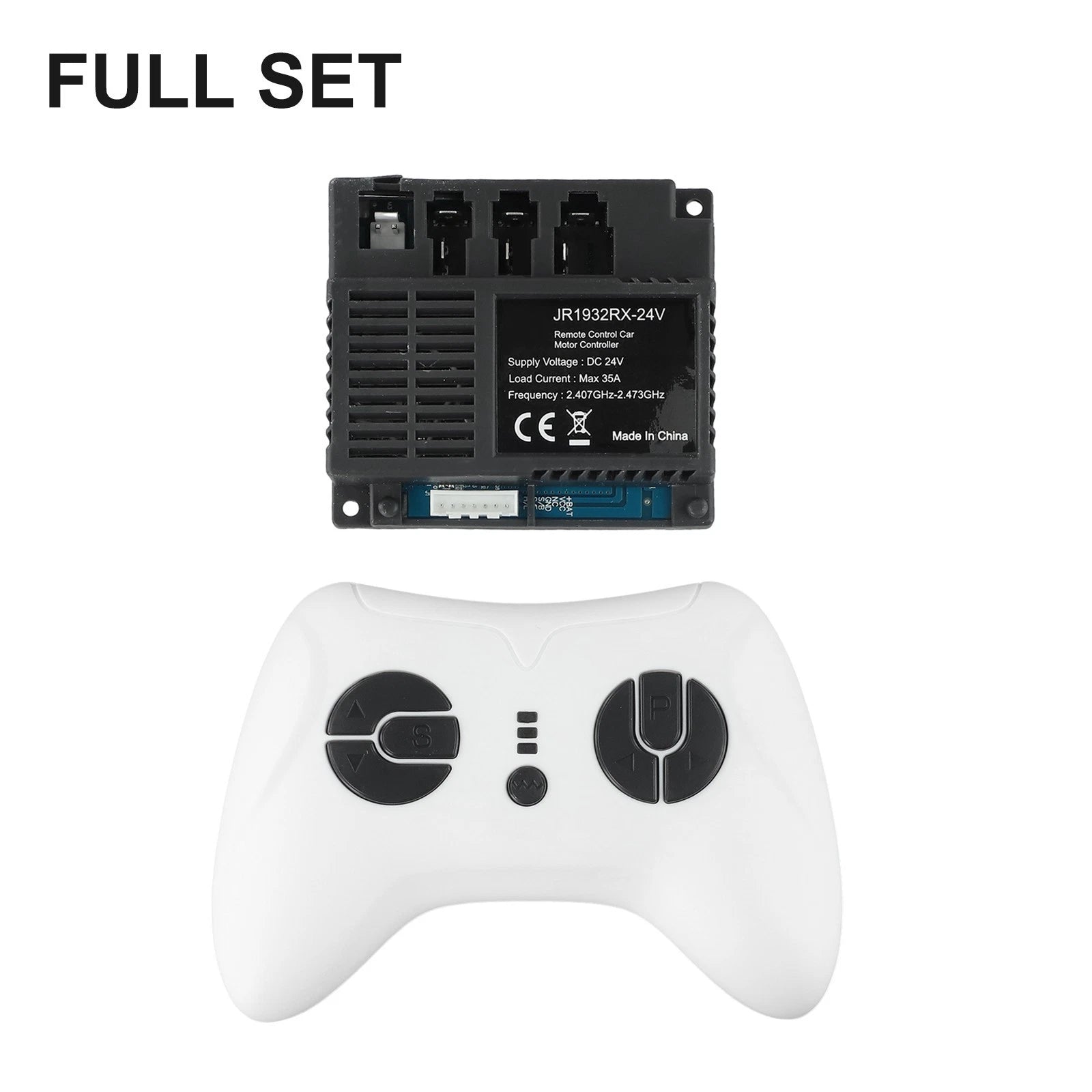 Receiver and Remote Control Set for Electric Cars JR1932RX (24V)
