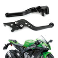 Brake Clutch Levers for Kawasaki Ninja 250 300 (2013–2018) Black
