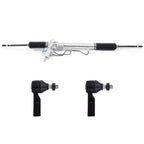 Power Steering Rack & Pinion Assembly + 2 Outer Tie Rod Ends for Toyota Geo