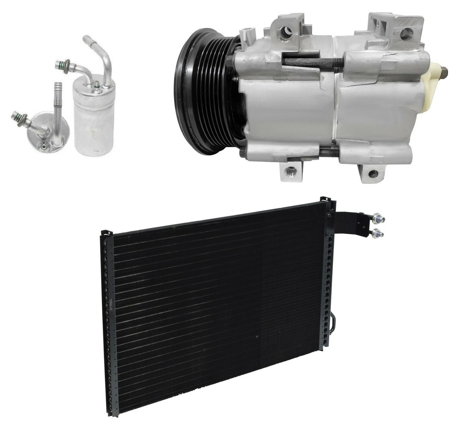 AC Compressor Kit With Condenser for Mercury Cougar 5.0L (1991–1993)