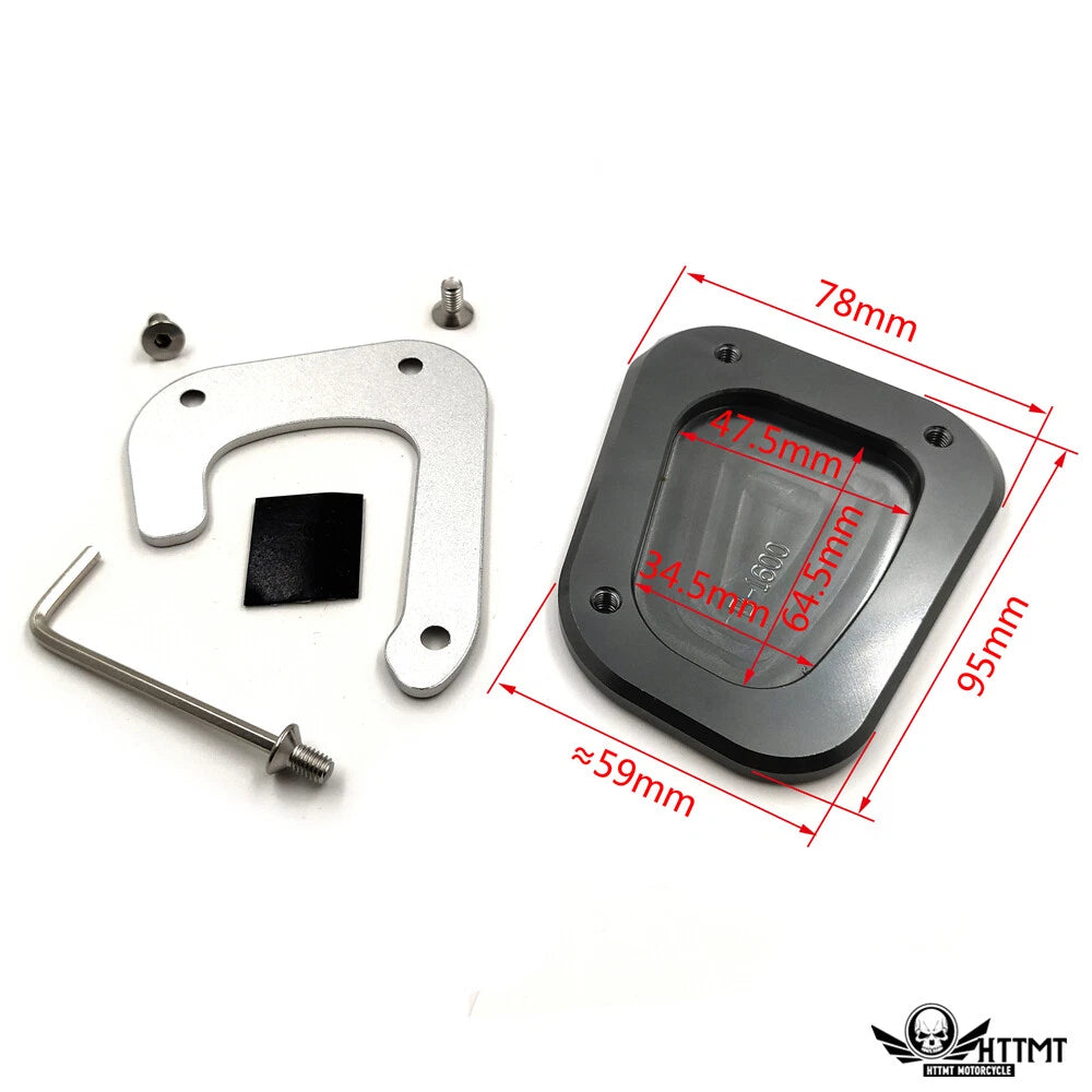 CNC Kickstand Side Stand Extension Pad for BMW K1600GT K1600GTL (2011–2020)