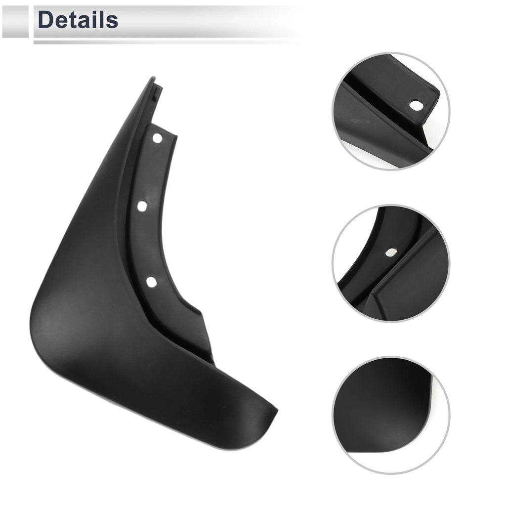 Set of 4 Mud Flaps Splash Guards for Audi A8 (2011–2017)