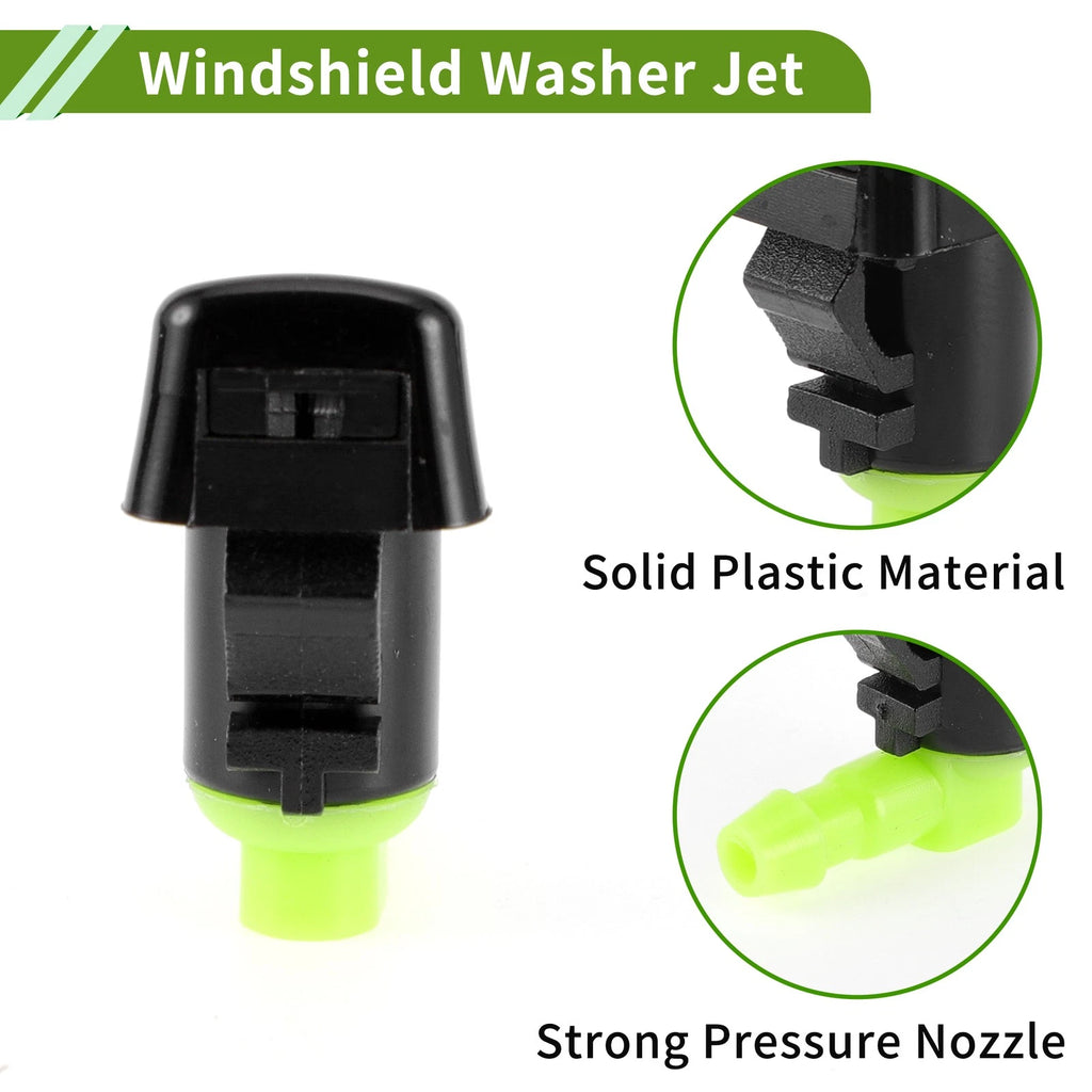 Windshield Washer Nozzle with Hose Connector for Dodge (No. 68269108AA)