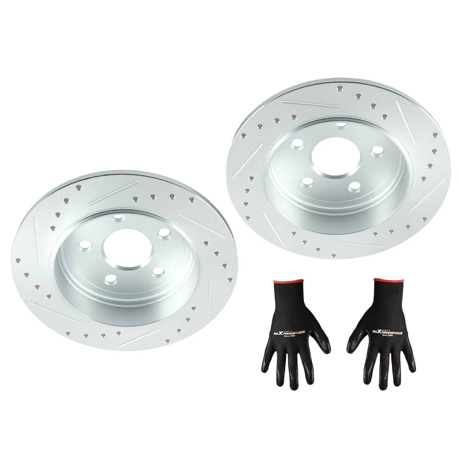 Brake Rotor Pair Rear for Jeep Grand Cherokee Dodge Durango (2011–2020)