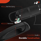 Rear Driver Exterior Door Handle for Jeep Grand Cherokee (1999–2004)