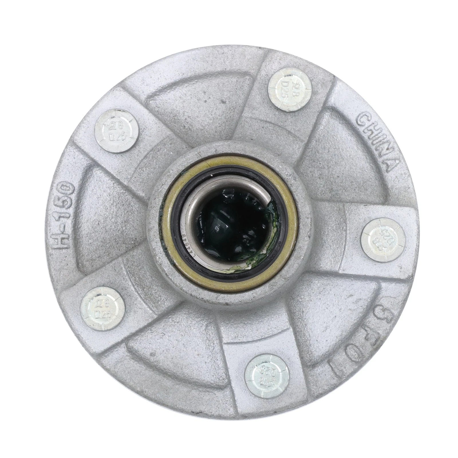 Galvanized Trailer Hub for 2000 lbs Spindle (5 on 4.5)