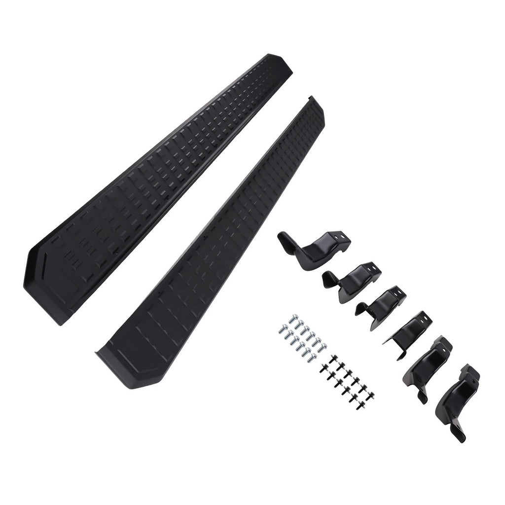 Black Running Board Side Steps for Toyota Land Cruiser (2024–2025)