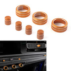 Switch Knob Ring Cover Trim for Honda Civic (2022–Present) & CR-V (2023–2024) Orange
