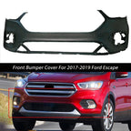 Front Bumper Cover for Ford Escape (2017–2019) Primed Black