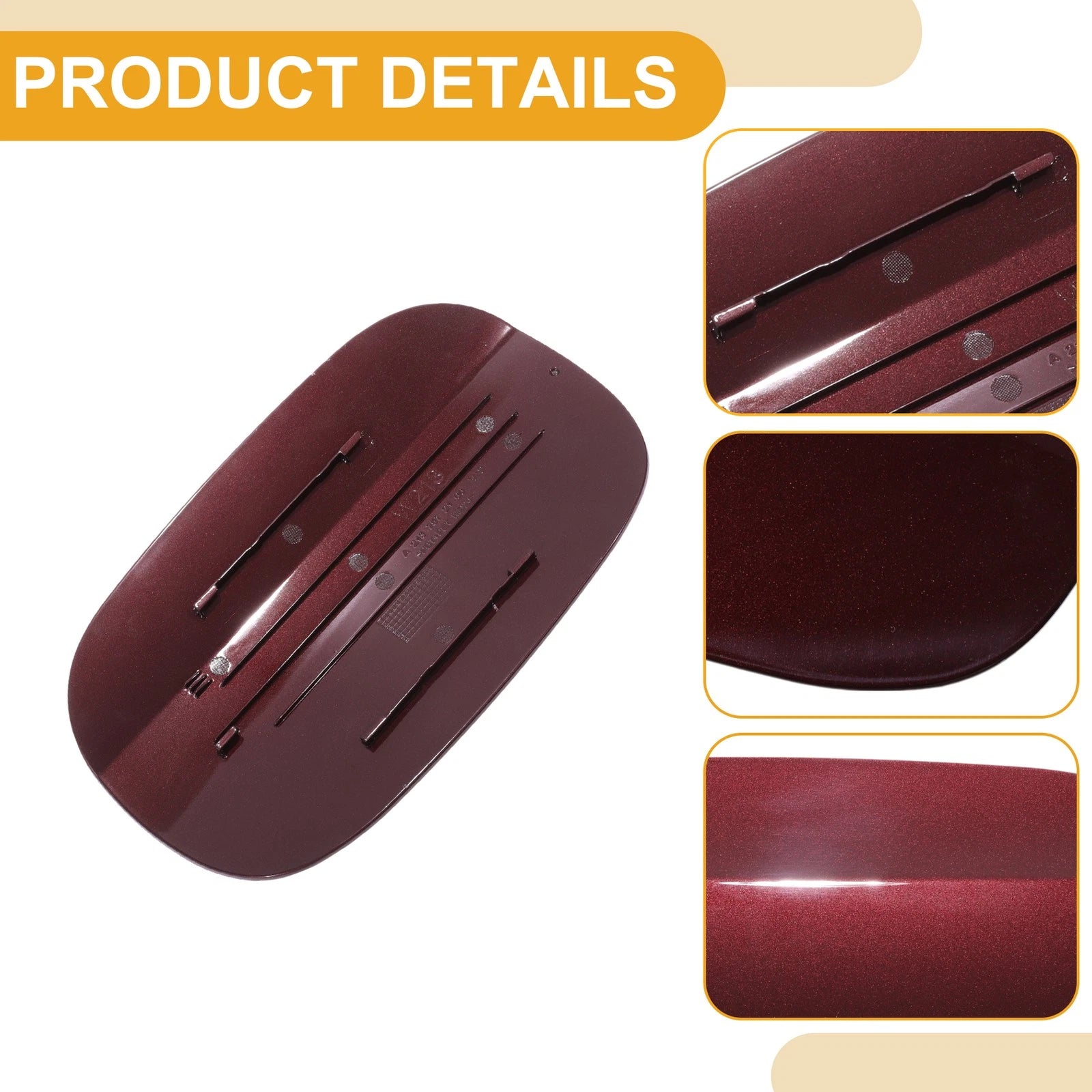 Fuel Tank Door Cap for Mercedes-Benz E200 (2017–2023) Clip Type No.A2056304404 Zircon Red
