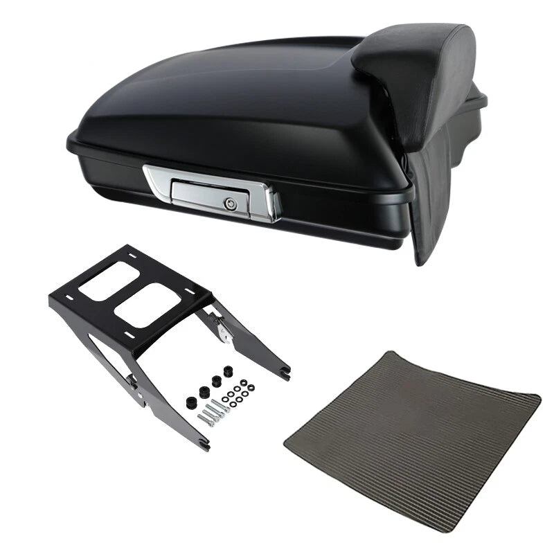 Matte Black Razor Trunk Pad for Harley Sport Glide (2018–2021)