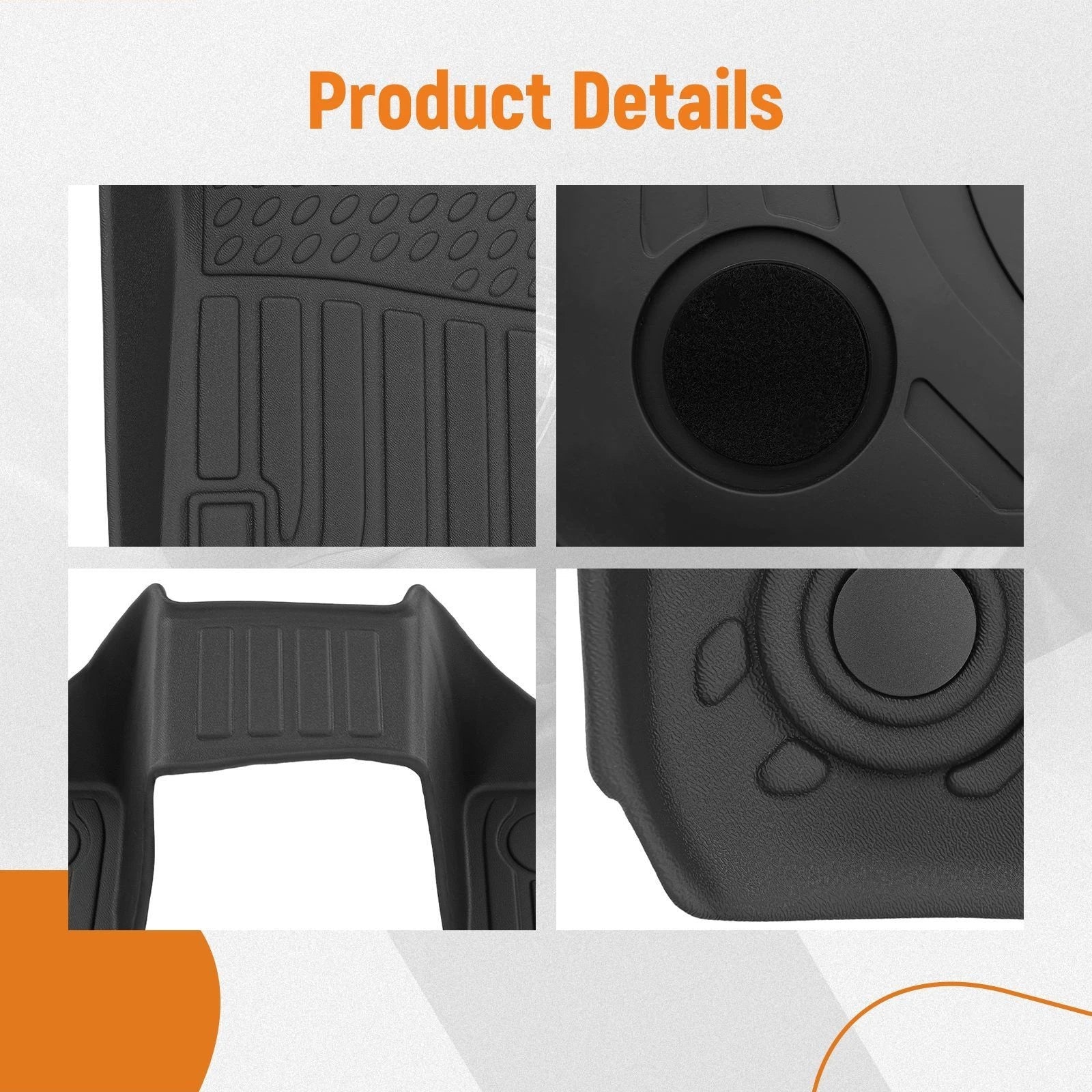 All-Weather Waterproof Floor Mats for BMW 5-Series (2017–2023)