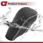 Gear Shift Knob Cover for Ford Fiesta (2011–2019) Black Beige Faux Leather