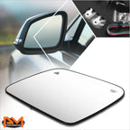 Driver Left Side Flat Mirror Glass w/Blind Spot for Jeep Grand Cherokee WK (2011–2022)