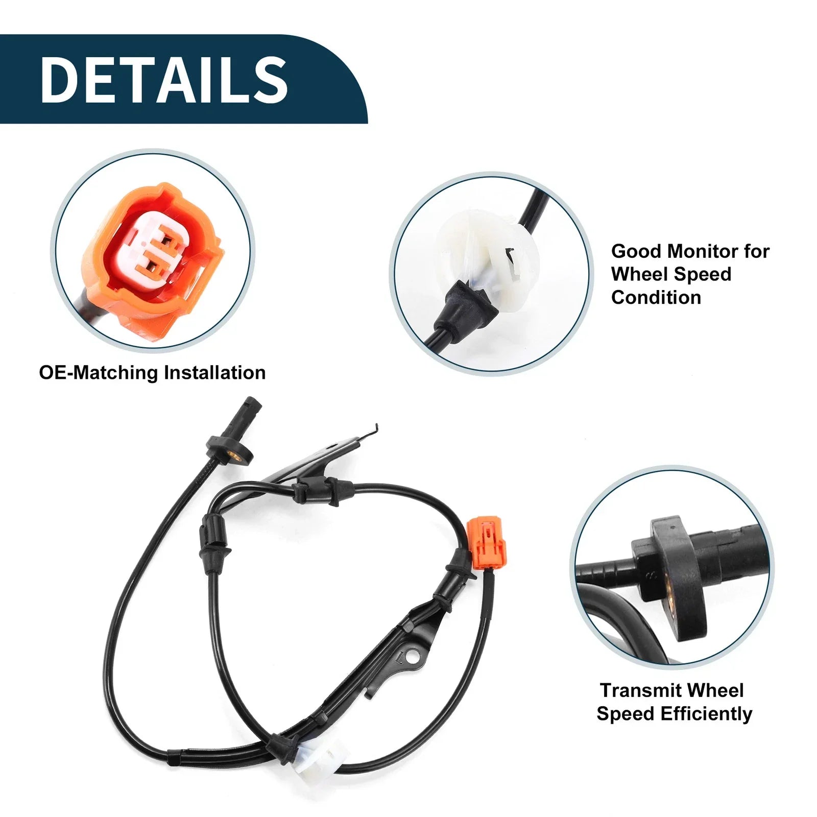 ABS Wheel Speed Sensor for Honda Accord Front Left (2013-2017)