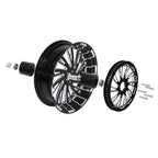 Rear Wheel Rim Belt Pulley Sprocket for Harley Electra Road Glide (1997-2008)