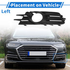 1 Pc Fog Light Grill for Volkswagen Scirocco (2009–2017) No. 1K8853665C Black