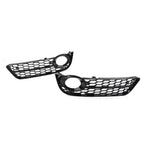 Honeycomb Mesh Fog Light Grille Covers for Audi A5 (2008-2011)