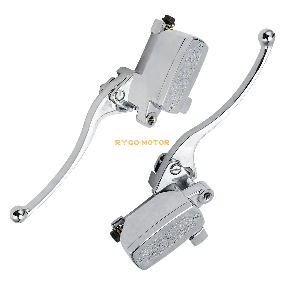 1" Motorcycle Handlebar Hydraulic Brake Master Cylinder & Clutch Lever for