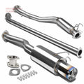 4" Round Burnt Muffler Tip for Honda Civic (2006–2011) T-304 Racing Catback Exhaust